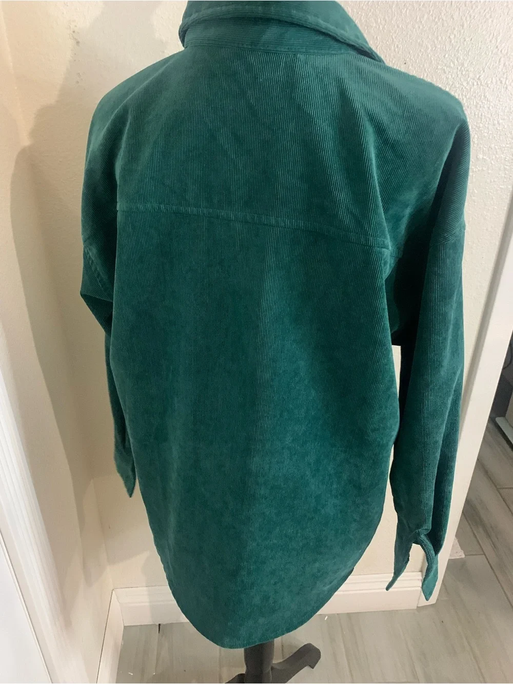 Ultra Flirt green Ribbed Top - Picture 3 of 5